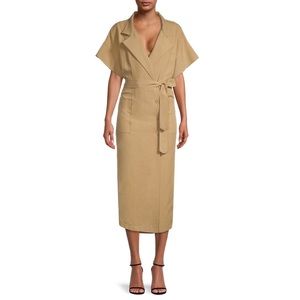 GINGER & SMART LANTERN WRAP DRESS